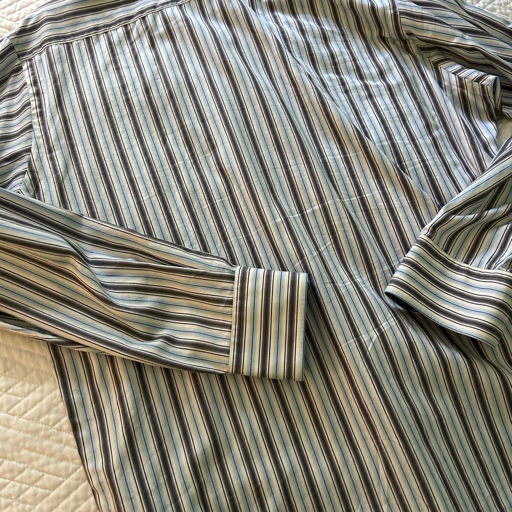 Striped Button Down Shirt - Picture 7 of 7